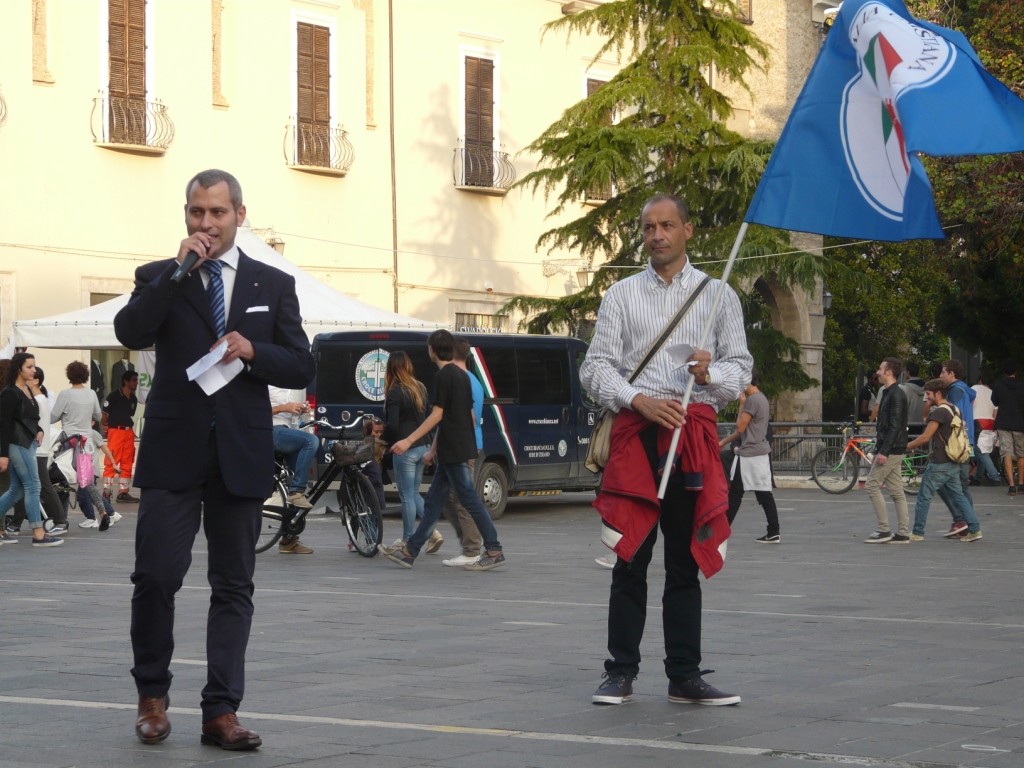 Il Presidente IC Fabrizio Verduchi -Manifestazione per la Famiglia - Teramo 11 Ottobre 2014